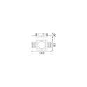 Ideal Lux recessed housing ZEUS square, white Ideal Lux recessed housing ZEUS square, white
