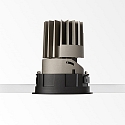 Ideal Lux recessed housing ZEUS round, black Ideal Lux recessed housing ZEUS round, black