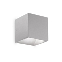 LED Outdoor Wandleuchte RUBIK UP/DOWN, 8,5W, 4000K, 730lm, CRI>80, IP54, grau