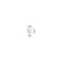 Ideal Lux Lampada da tavolo SMARTIES 30 E27 IP20, bianco 