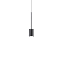 Luci a sospesione ARCHIMEDE cilindrico IP20, nero 