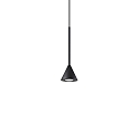 Luci a sospesione ARCHIMEDE conico IP20, nero 