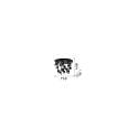 Ideal Lux ceiling luminaire PERLAGE 18 flames G9 IP20, white, satined brass dimmable