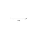 Ideal Lux canopy LINEAR ALL IN square, 6-fold, with cover, white matt