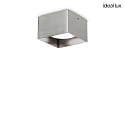 ceiling luminaire SPIKE square GX53 IP20, nickel dimmable