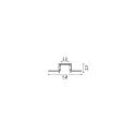 Ideal Lux recessed profile STICK, black