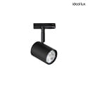 Projecteur triphas SPOT MOUSSE TRACK GU10 IP20, noir 