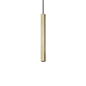 pendant luminaire ULTRATHIN D040 ON-OFF square IP20, brass 