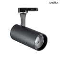 LED 3-Phasen Strahler FOX ON-OFF, IP20, 25W 2700K 2130lm 35, CRi >90, verstellbar, Aluminium, schwarz