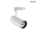 LED 3-Phasen Strahler FOX ON-OFF, IP20, 25W 2700K 2130lm 35, CRi >90, verstellbar, Aluminium, wei / innen schwarz