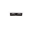 ceiling recessed luminaire LIKA D07 FI RECESSED TRIM 2 flames, on/off, with trim IP20, white matt