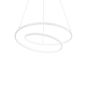 Luminaire à suspension OZ D60 ON-OFF rond, on/off IP20, blanc mat
