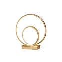 Lampe de table OZ TL ON-OFF rond, avec interrupteur IP20, laiton brossé