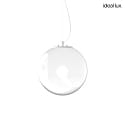 pendant luminaire MAPA CLEAR SP1 30cm 1 flame E27 IP20, opal 