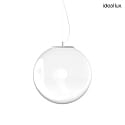 pendant luminaire MAPA CLEAR SP1 40cm 1 flame E27 IP20, opal 
