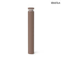 bollard lamp BOEING H100 cylindrical, switchable, with diffuser IP65, mat, coffee brown 