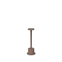LED Pollerleuchte TOFFEE D080 H025, 8W, 3000K, 800lm, IP65, kaffee