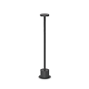 LED Pollerleuchte TOFFEE D080 H050, 8W, 3000K, 800lm, IP65, schwarz