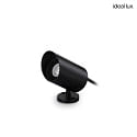 Luci da pavimento KOALA con zoccolo IP65, nero 