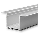 LED Einbauprofil WING20 (Flansch gerade), Aluminium eloxiert, Lnge 200cm
