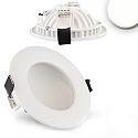 LED recessed downlight LUNA, indirect lightbeam, IP20, not dimmable, white, 8W 4000K 350lm 120