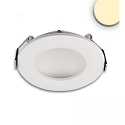 LED recessed downlight LUNA, indirect lightbeam, IP20, dimmable, white, 8W 2700K 300lm 120