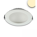 LED downlight LUNA 12W, indirect lightbeam, warm white, rotatable, dimmable, white, 12W 2700K 662lm 120