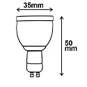 ISOLED Lampe  rflecteur GU10 GU10 4,5W 300lm 2700K 38 CRI >80 