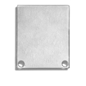 Zubehr fr Profil SURF / DIVE24 FLAT mit COVER11 - Endkappe EC44 Alu (2 Stk.), bndig, inkl. Schrauben