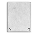 Zubehr fr Profil SURF / DIVE24 FLAT mit COVER12 - Endkappe EC45 Alu (2 Stk.), bndig, inkl. Schrauben