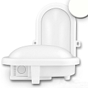 LED luminaire for outdoor or basement usage, IP44, 10W 4000K 750lm 120, white / diffuse