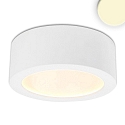 LED surface mount luminaire LUNA, IP20, indirect lightbeam, not dimmable, white, 12W 2700K 600lm 120