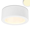 LED Aufbauleuchte LUNA, IP20, indirektes Licht, nicht dimmbar, wei, 18W 2700K 950lm 120