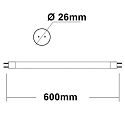 ISOLED T8 LED Röhre Nano+, 60cm, 9W, warmweiß ISOLED T8 LED Röhre Nano+, 60cm, 9W, warmweiß