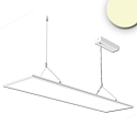 LED Office Hängeleuchte Up+Down, UGR<19, BAP geeignet, 30x120cm, 20+20W 2x100°, dimmbar, weiß, 3000K 3700lm