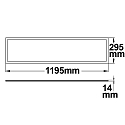 ISOLED Luce a sospensione su / giù, UGR < 19 IP20, bianco dimmerabile ISOLED Luce a sospensione su / giù, UGR < 19 IP20, bianco dimmerabile