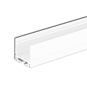 LED surface mount profile SURF16, aluminium, 200cm, white RAL 9010