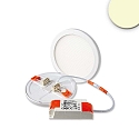 LED Downlight Flex 8W, IP52, UGR<19, BAP geeignet, DA 5-10cm, nicht dimmbar, weiß, 8W 3000K 700lm 120°