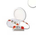 LED Downlight Flex 8W, IP52, UGR<19, BAP geeignet, DA 5-10cm, nicht dimmbar, weiß, 8W 4000K 750lm 120°