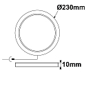 Downlight Flex dimmerabile IP52, Bianco dimmerabile