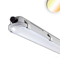 LED Wannenleuchte 120cm, IP65 IK08, Powerswitch 25-40W, Colorswitch 3000-5000K, 5050lm 120, impact resistant