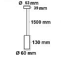 ISOLED Pendelleuchte 130, rund, GU10, exkl. Leuchtmittel, Aluminium, Weiß ISOLED Pendelleuchte 130, rund, GU10, exkl. Leuchtmittel, Aluminium, Weiß