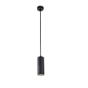 Luci a sospesione 130 rotondo GU10 IP20, Nero