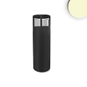 LED Pollerleuchte-5, IP54, 6W 3000K 280lm, Aluminium, sandschwarz, Hhe 30cm
