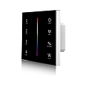 Sys-Pro RGB+W recessed touchremot + DMX output, 4 zones, 230V, black