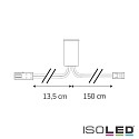 ISOLED MiniAMP swipe sensor, surface mount, IP20, angular, 12-24V DC, 5A, max. 60W