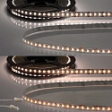 LED CRI919 / 940 MiniAMP Flex strip, 12V, 15W, dynamic white, both sided cable with male plug, 120cm