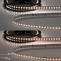 LED CRI919 / 940 MiniAMP Flex strip, 12V, 15W, dynamic white, both sided cable with male plug, 250cm
