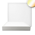 LED Deckenleuchte PRO, eckig, 30x30cm, BAP geeignet, 30W, ColorSwitch 2700|3000|4000K, dimmbar, weiß