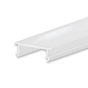 Accessory for profile PURE12 / PURE14 / STAIRS13 - cover COVER40, opal / satined, 65% translucency, 200cm